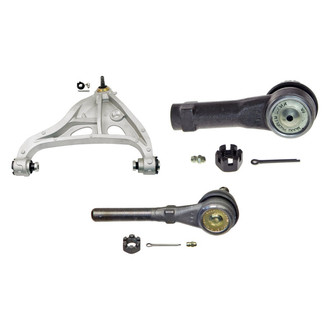 MOOG® - Front Driver Side Lower Control Arm with Ball Joint and Tie Rod End Kit