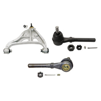 MOOG® - Front Driver Side Lower Control Arm with Ball Joint and Tie Rod End Kit