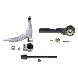 MOOG® - Front Driver Side Lower Control Arm with Ball Joint and Tie Rod End Kit