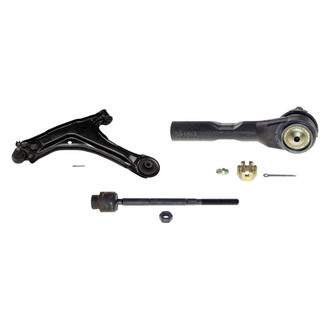 MOOG® - Front Driver Side Lower Control Arm with Ball Joint and Tie Rod End Kit