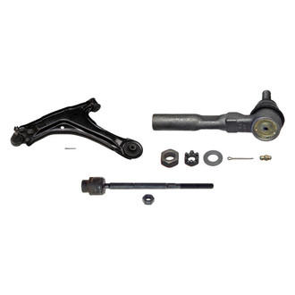 MOOG® - Front Driver Side Lower Control Arm with Ball Joint and Tie Rod End Kit
