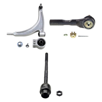 MOOG® - Front Driver Side Lower Control Arm with Ball Joint and Tie Rod End Kit