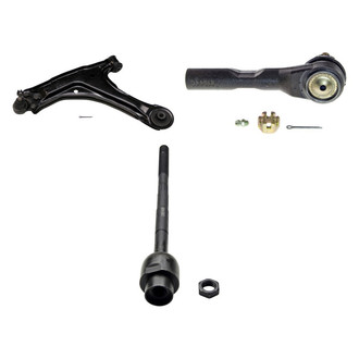 MOOG® - Front Driver Side Lower Control Arm with Ball Joint and Tie Rod End Kit