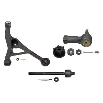 MOOG® - Front Driver Side Lower Control Arm with Ball Joint and Tie Rod End Kit
