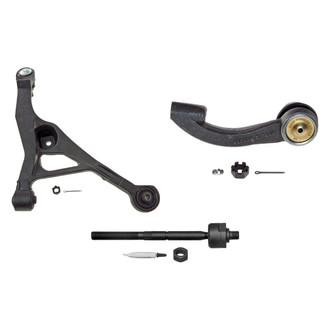 MOOG® - Front Driver Side Lower Control Arm with Ball Joint and Tie Rod End Kit