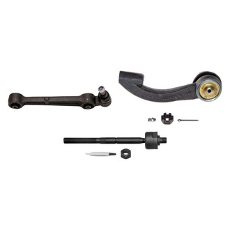 MOOG® - Front Driver Side Lower Control Arm with Ball Joint and Tie Rod End Kit