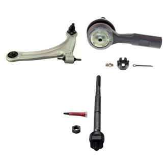MOOG® - Front Driver Side Lower Control Arm with Ball Joint and Tie Rod End Kit