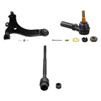 MOOG® - Front Driver Side Lower Control Arm with Ball Joint and Tie Rod End Kit