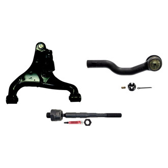MOOG® - Front Driver Side Lower Control Arm with Ball Joint and Tie Rod End Kit