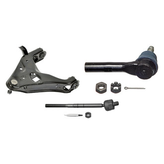 MOOG® - Front Driver Side Lower Control Arm with Ball Joint and Tie Rod End Kit