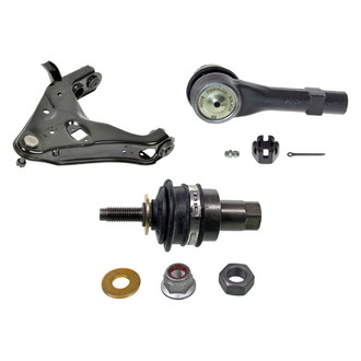 MOOG® - Front Driver Side Lower Control Arm with Ball Joint and Tie Rod End Kit