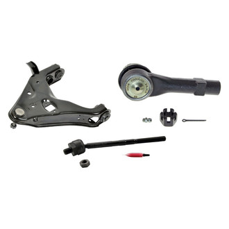 MOOG® - Front Driver Side Lower Control Arm with Ball Joint and Tie Rod End Kit