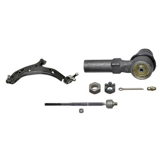 MOOG® - Front Driver Side Lower Control Arm with Ball Joint and Tie Rod End Kit