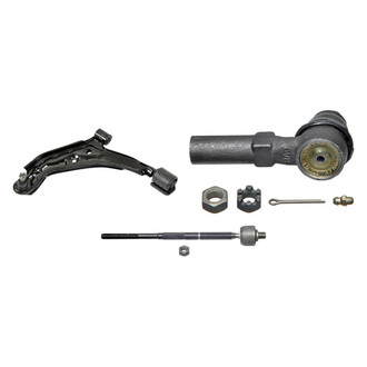 MOOG® - Front Driver Side Lower Control Arm with Ball Joint and Tie Rod End Kit