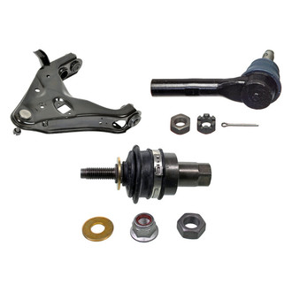 MOOG® - Front Driver Side Lower Control Arm with Ball Joint and Tie Rod End Kit