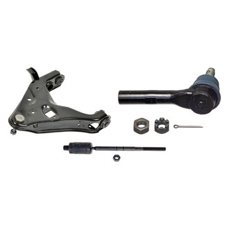 MOOG® - Front Driver Side Lower Control Arm with Ball Joint and Tie Rod End Kit