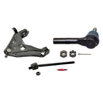 MOOG® - Front Driver Side Lower Control Arm with Ball Joint and Tie Rod End Kit