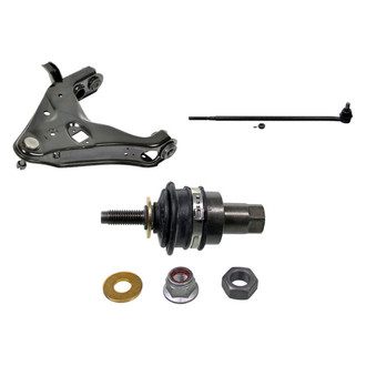 MOOG® - Front Driver Side Lower Control Arm with Ball Joint and Tie Rod End Kit