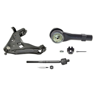 MOOG® - Front Driver Side Lower Control Arm with Ball Joint and Tie Rod End Kit