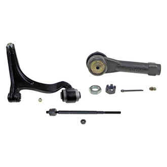 MOOG® - Front Driver Side Lower Control Arm with Ball Joint and Tie Rod End Kit