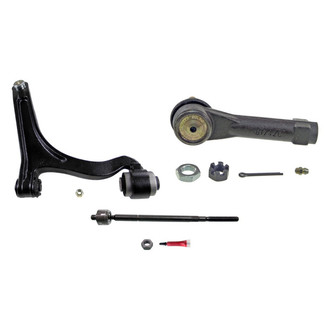 MOOG® - Front Driver Side Lower Control Arm with Ball Joint and Tie Rod End Kit