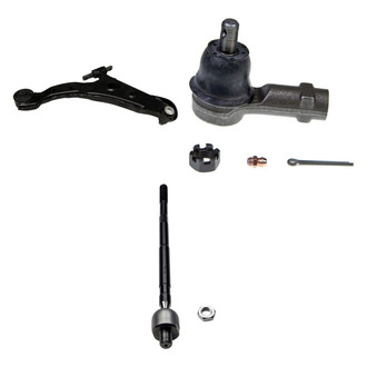 MOOG® - Front Driver Side Lower Control Arm with Ball Joint and Tie Rod End Kit