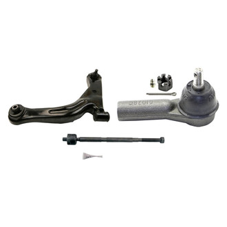MOOG® - Front Driver Side Lower Control Arm with Ball Joint and Tie Rod End Kit