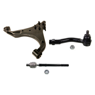 MOOG® - Front Driver Side Lower Control Arm with Ball Joint and Tie Rod End Kit