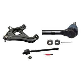 MOOG® - Front Driver Side Lower Control Arm with Ball Joint and Tie Rod End Kit