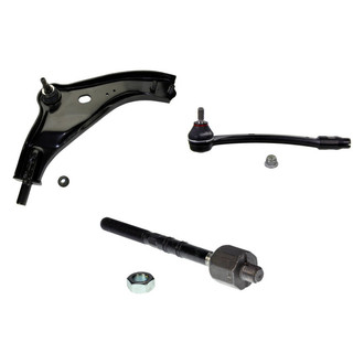 MOOG® - Front Driver Side Lower Control Arm with Ball Joint and Tie Rod End Kit