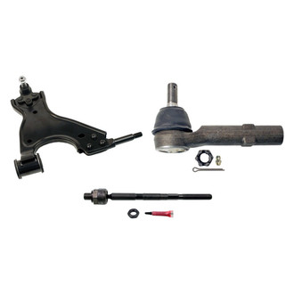 MOOG® - Front Driver Side Lower Control Arm with Ball Joint and Tie Rod End Kit