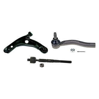 MOOG® - Front Driver Side Lower Control Arm with Ball Joint and Tie Rod End Kit