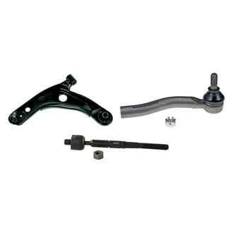 MOOG® - Front Driver Side Lower Control Arm with Ball Joint and Tie Rod End Kit