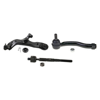 MOOG® - Front Driver Side Lower Control Arm with Ball Joint and Tie Rod End Kit