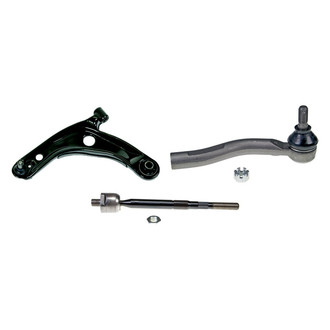 MOOG® - Front Driver Side Lower Control Arm with Ball Joint and Tie Rod End Kit