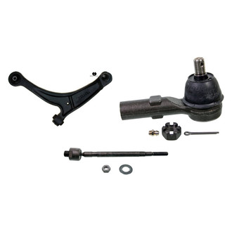 MOOG® - Front Driver Side Lower Control Arm with Ball Joint and Tie Rod End Kit