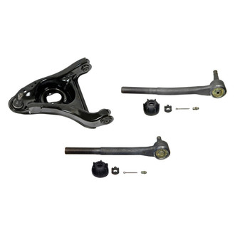 MOOG® - Front Driver Side Lower Control Arm with Ball Joint and Tie Rod End Kit