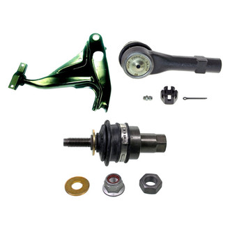 MOOG® - Front Driver Side Lower Control Arm with Ball Joint and Tie Rod End Kit