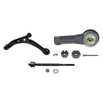 MOOG® - Front Driver Side Lower Control Arm with Ball Joint and Tie Rod End Kit
