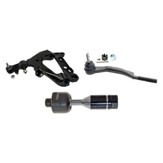 MOOG® - Front Driver Side Lower Control Arm with Ball Joint and Tie Rod End Kit