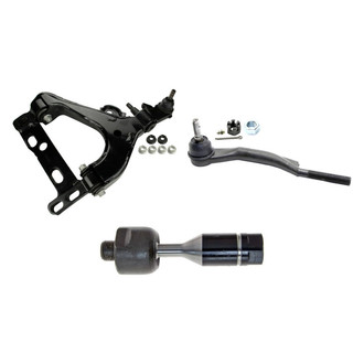MOOG® - Front Driver Side Lower Control Arm with Ball Joint and Tie Rod End Kit