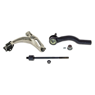 MOOG® - Front Driver Side Lower Control Arm with Ball Joint and Tie Rod End Kit