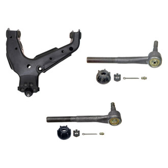 MOOG® - Front Driver Side Lower Control Arm with Ball Joint and Tie Rod End Kit