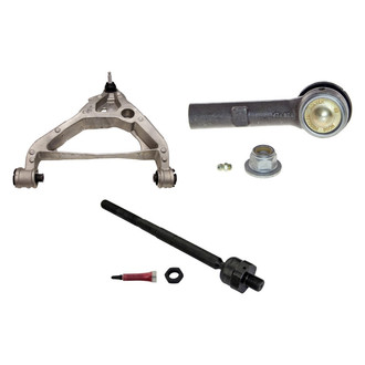 MOOG® - Front Driver Side Lower Control Arm with Ball Joint and Tie Rod End Kit