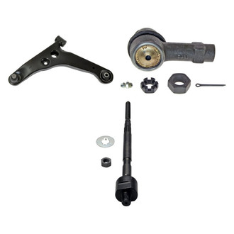 MOOG® - Front Driver Side Lower Control Arm with Ball Joint and Tie Rod End Kit