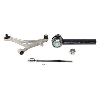 MOOG® - Front Driver Side Lower Control Arm with Ball Joint and Tie Rod End Kit