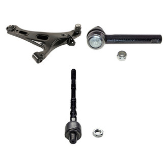 MOOG® - Front Driver Side Lower Control Arm with Ball Joint and Tie Rod End Kit