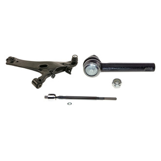 MOOG® - Front Driver Side Lower Control Arm with Ball Joint and Tie Rod End Kit