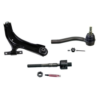 MOOG® - Front Driver Side Lower Control Arm with Ball Joint and Tie Rod End Kit