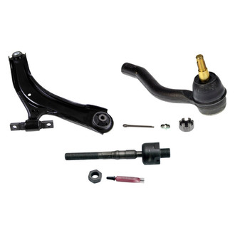 MOOG® - Front Driver Side Lower Control Arm with Ball Joint and Tie Rod End Kit